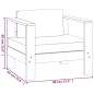 vidaXL Muebles de jardín madera maciza 3 pzas con cojines blanco crema vidaXL Muebles de jardín madera maciza 3 pzas con cojines blanco crema