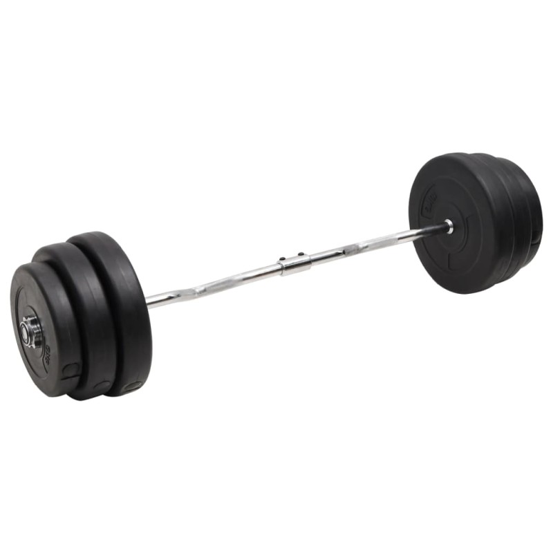 vidaXL Mancuerna curl con discos 90 kg vidaXL Mancuerna curl con discos 90 kg