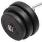 vidaXL Mancuerna curl con discos 90 kg vidaXL Mancuerna curl con discos 90 kg