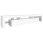 vidaXL Mueble de TV con luces LED blanco 215x36,5x40 cm vidaXL Mueble de TV con luces LED blanco 215x36,5x40 cm