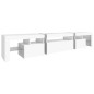 vidaXL Mueble de TV con luces LED blanco 215x36,5x40 cm vidaXL Mueble de TV con luces LED blanco 215x36,5x40 cm