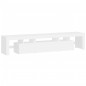 vidaXL Mueble de TV con luces LED blanco 200x36,5x40 cm