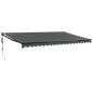 vidaXL Toldo retráctil automático gris antracita 5x3 m vidaXL Toldo retráctil automático gris antracita 5x3 m