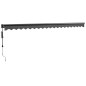 vidaXL Toldo retráctil automático gris antracita 5x3 m vidaXL Toldo retráctil automático gris antracita 5x3 m