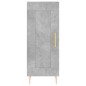 vidaXL Aparador de madera contrachapada gris hormigón 34,5x34x180 cm vidaXL Aparador de madera contrachapada gris hormigón 34,5x34x180 cm