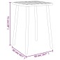 vidaXL Juego de comedor de jardín 5 piezas acero gris antracita vidaXL Juego de comedor de jardín 5 piezas acero gris antracita