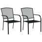 vidaXL Juego de comedor de jardín 3 piezas acero gris antracita