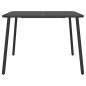 vidaXL Juego de comedor de jardín 7 piezas acero gris antracita vidaXL Juego de comedor de jardín 7 piezas acero gris antracita