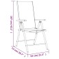 vidaXL Juego de comedor para jardín 7 piezas aluminio negro vidaXL Juego de comedor para jardín 7 piezas aluminio negro