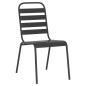 vidaXL Juego de comedor de jardín 7 piezas acero gris antracita vidaXL Juego de comedor de jardín 7 piezas acero gris antracita