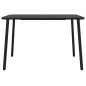 vidaXL Juego de comedor de jardín 7 piezas acero gris antracita vidaXL Juego de comedor de jardín 7 piezas acero gris antracita