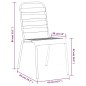 vidaXL Juego de comedor de jardín 7 piezas acero gris antracita vidaXL Juego de comedor de jardín 7 piezas acero gris antracita