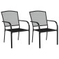 vidaXL Juego de comedor de jardín 3 piezas acero gris antracita