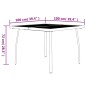 vidaXL Juego de comedor de jardín 3 piezas acero gris antracita