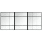 vidaXL Espejos de pared 3 uds metal negro 80x60 cm vidaXL Espejos de pared 3 uds metal negro 80x60 cm