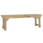 vidaXL Set de comedor para jardín 3 pzas madera maciza pino impregnada vidaXL Set de comedor para jardín 3 pzas madera maciza pino impregnada