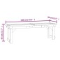 vidaXL Set de comedor para jardín 3 pzas madera maciza pino impregnada vidaXL Set de comedor para jardín 3 pzas madera maciza pino impregnada