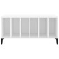 vidaXL Mueble para discos madera contrachapada blanco 100x38x48 cm