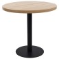 vidaXL Mesa de bistró MDF marrón claro 80 cm vidaXL Mesa de bistró MDF marrón claro 80 cm