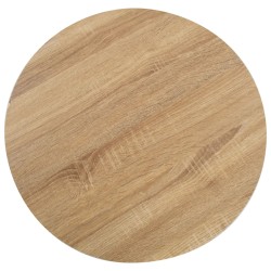 vidaXL Mesa de bistró MDF marrón claro 80 cm 