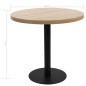 vidaXL Mesa de bistró MDF marrón claro 80 cm vidaXL Mesa de bistró MDF marrón claro 80 cm