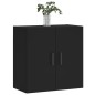 vidaXL Armario de pared madera de ingeniería negro 60x31x60 cm vidaXL Armario de pared madera de ingeniería negro 60x31x60 cm