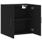 vidaXL Armario de pared madera de ingeniería negro 60x31x60 cm vidaXL Armario de pared madera de ingeniería negro 60x31x60 cm