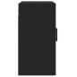 vidaXL Armario de pared madera de ingeniería negro 60x31x60 cm vidaXL Armario de pared madera de ingeniería negro 60x31x60 cm