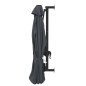 vidaXL Sombrilla de pared con barra de metal 300 cm antracita
