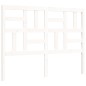 vidaXL Estructura cama de matrimonio con cabecero madera maciza blanco vidaXL Estructura cama de matrimonio con cabecero madera maciza blanco