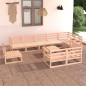 vidaXL Juego de muebles de jardín 10 piezas madera maciza de pino vidaXL Juego de muebles de jardín 10 piezas madera maciza de pino
