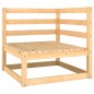 vidaXL Juego de muebles de jardín 10 piezas madera maciza de pino vidaXL Juego de muebles de jardín 10 piezas madera maciza de pino