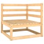 vidaXL Juego de muebles de jardín 10 piezas madera maciza de pino vidaXL Juego de muebles de jardín 10 piezas madera maciza de pino