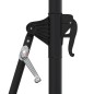 vidaXL Sombrilla de pared con LEDs y poste de metal 300 cm burdeos vidaXL Sombrilla de pared con LEDs y poste de metal 300 cm burdeos