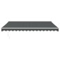 vidaXL Toldo retráctil aluminio y tela gris antracita 4x3 m vidaXL Toldo retráctil aluminio y tela gris antracita 4x3 m