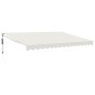 vidaXL Toldo retráctil automático color crema 4x3 m vidaXL Toldo retráctil automático color crema 4x3 m