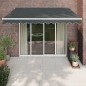 vidaXL Toldo retráctil automático gris antracita 3x2,5 m