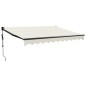 vidaXL Toldo retráctil automático color crema 3x2,5 m vidaXL Toldo retráctil automático color crema 3x2,5 m
