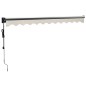 vidaXL Toldo retráctil automático color crema 3x2,5 m vidaXL Toldo retráctil automático color crema 3x2,5 m