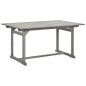 vidaXL Juego de comedor de jardín 5 piezas madera maciza de acacia vidaXL Juego de comedor de jardín 5 piezas madera maciza de acacia