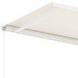 vidaXL Toldo de pie retráctil manual crema 450x300 cm