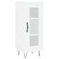 vidaXL Aparador alto madera contrachapada blanco 34,5x34x180 cm vidaXL Aparador alto madera contrachapada blanco 34,5x34x180 cm