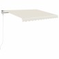vidaXL Toldo retráctil manual crema 350x250 cm vidaXL Toldo retráctil manual crema 350x250 cm