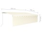 vidaXL Toldo retráctil manual con persiana antracita 5x3 m vidaXL Toldo retráctil manual con persiana antracita 5x3 m