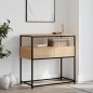 vidaXL Mesa consola madera de ingeniería roble Sonoma 75x40x75 cm vidaXL Mesa consola madera de ingeniería roble Sonoma 75x40x75 cm