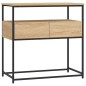 vidaXL Mesa consola madera de ingeniería roble Sonoma 75x40x75 cm vidaXL Mesa consola madera de ingeniería roble Sonoma 75x40x75 cm