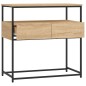 vidaXL Mesa consola madera de ingeniería roble Sonoma 75x40x75 cm vidaXL Mesa consola madera de ingeniería roble Sonoma 75x40x75 cm