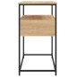 vidaXL Mesa consola madera de ingeniería roble Sonoma 75x40x75 cm vidaXL Mesa consola madera de ingeniería roble Sonoma 75x40x75 cm