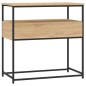 vidaXL Mesa consola madera de ingeniería roble Sonoma 75x40x75 cm vidaXL Mesa consola madera de ingeniería roble Sonoma 75x40x75 cm