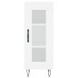 vidaXL Aparador alto madera contrachapada blanco 34,5x34x180 cm vidaXL Aparador alto madera contrachapada blanco 34,5x34x180 cm